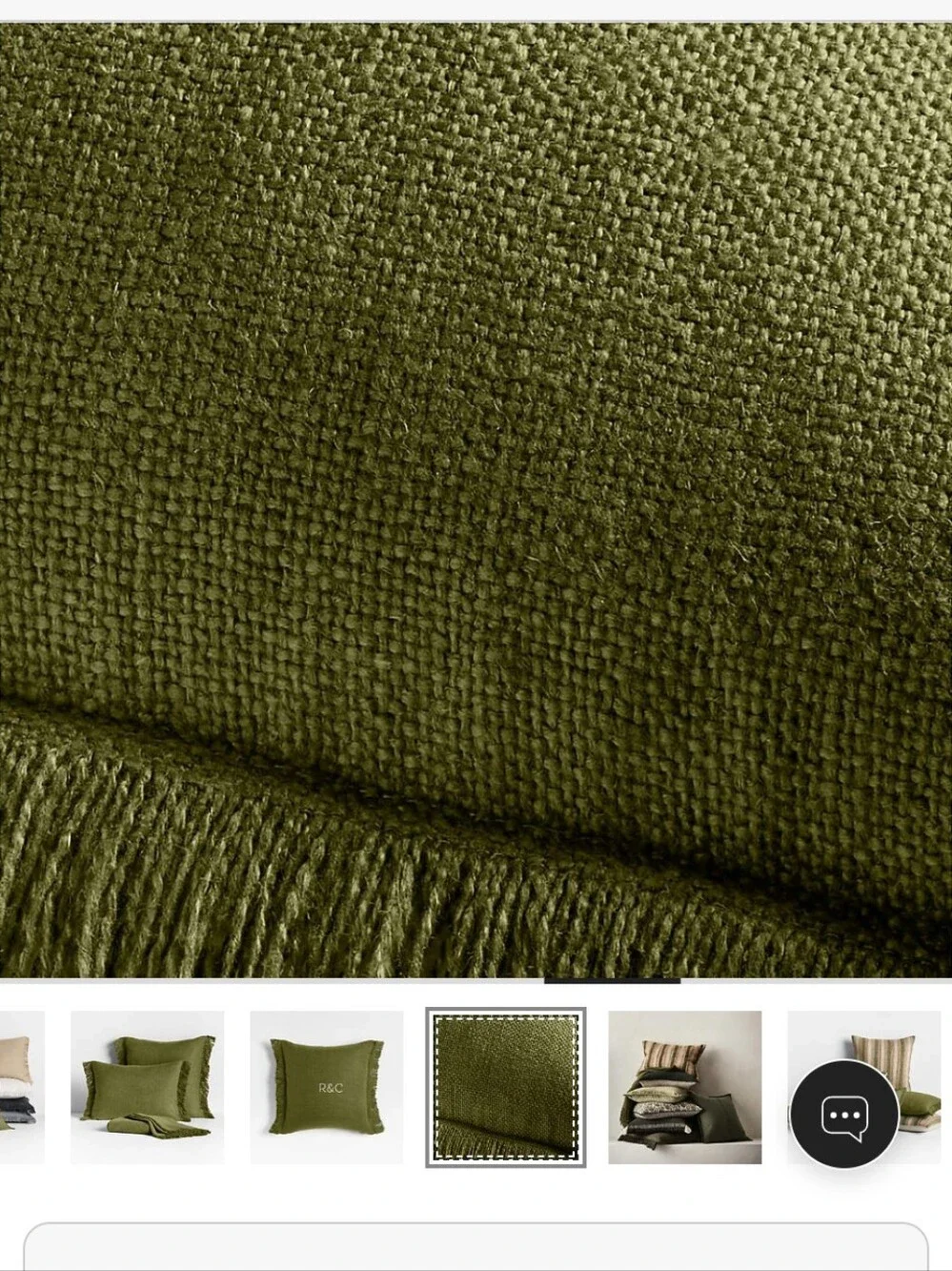 Crate & Barrel Casual Textured Fringe 23